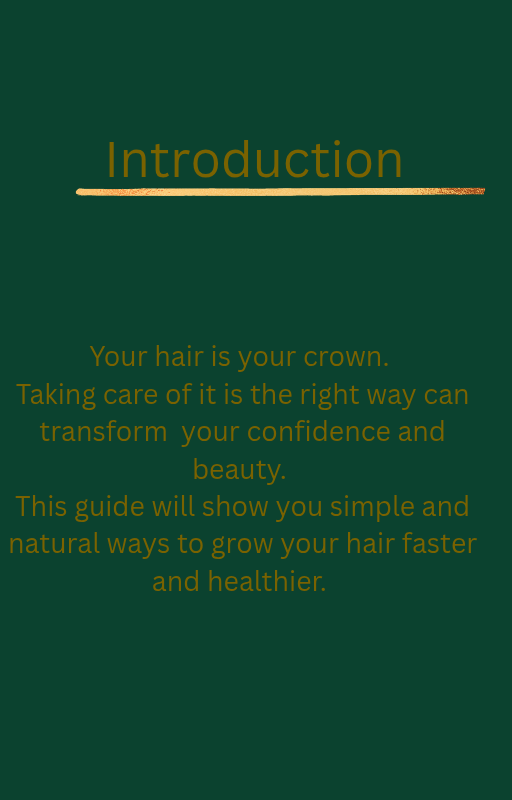 Guide for hair growth